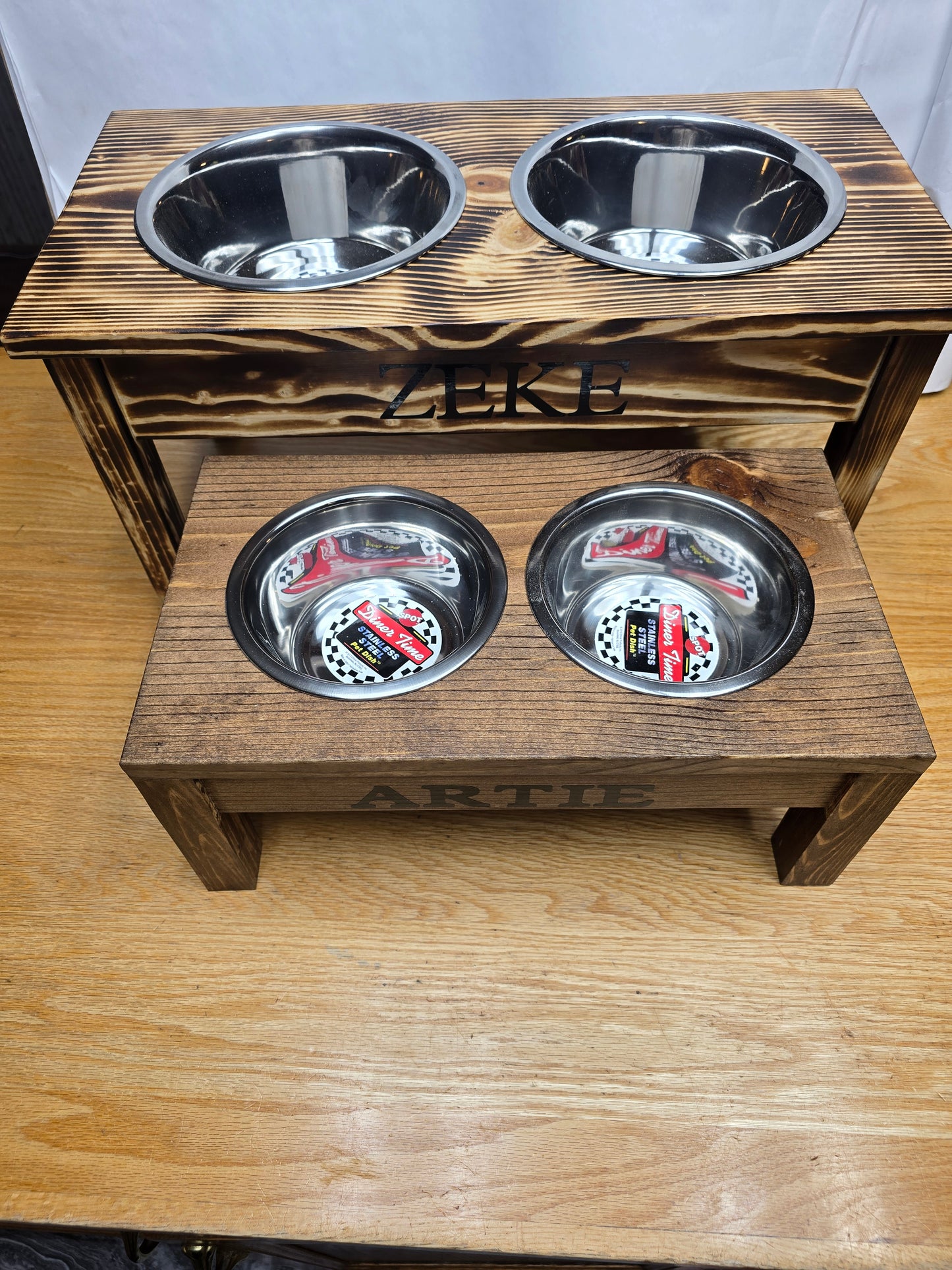 Custom Dog Dish Holders
