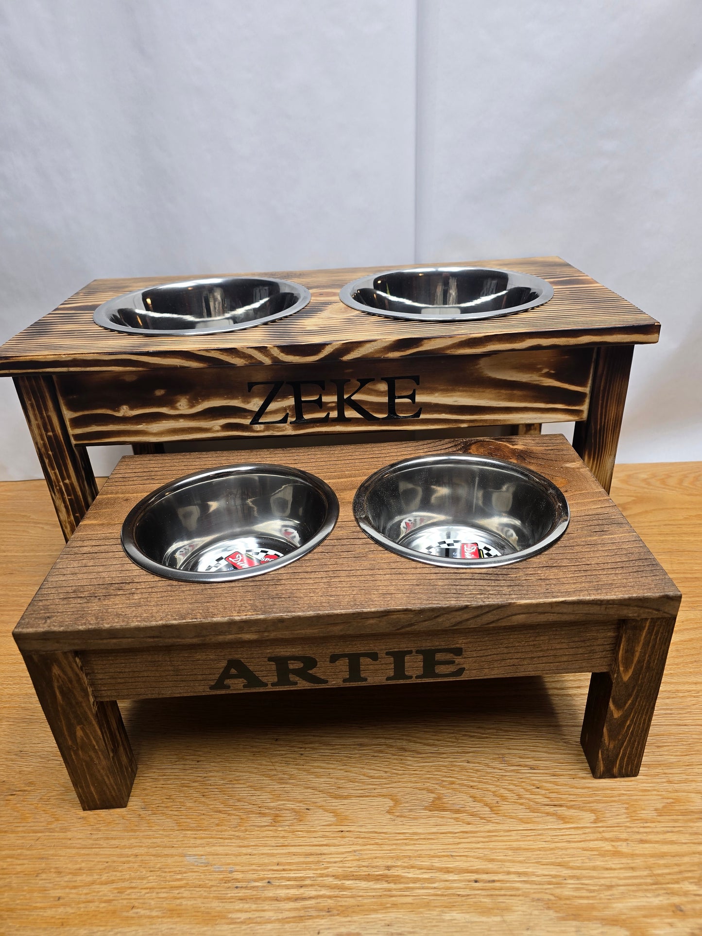 Custom Dog Dish Holders