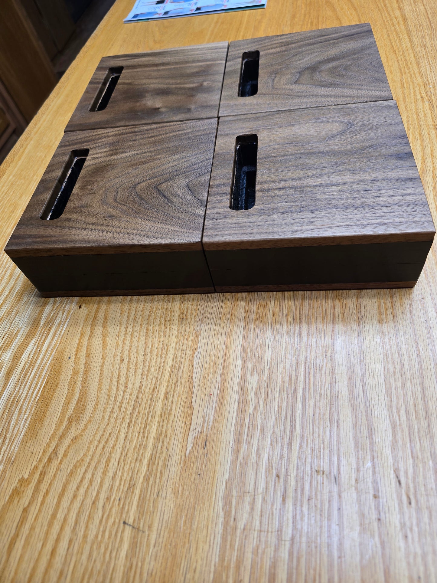 Walnut Phone Speakers