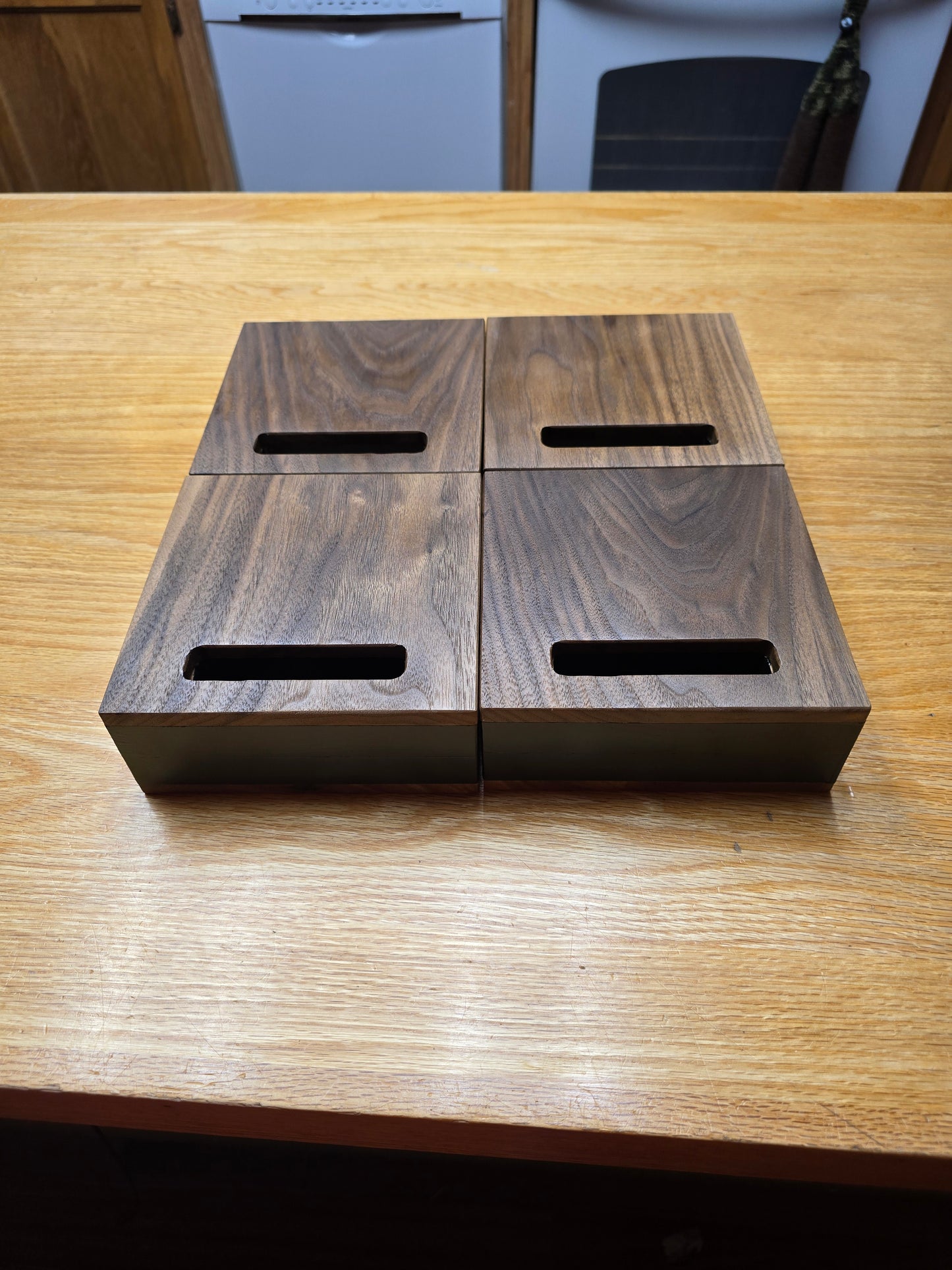 Walnut Phone Speakers