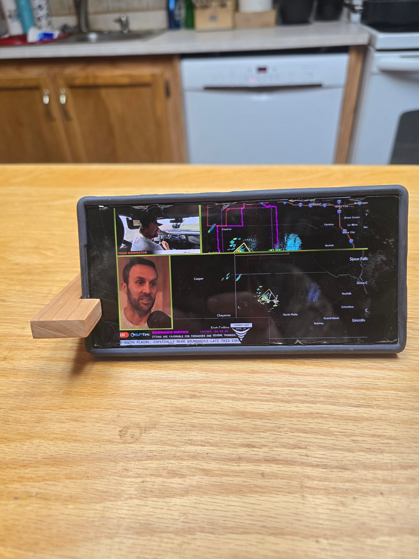 Phone holder Keychain