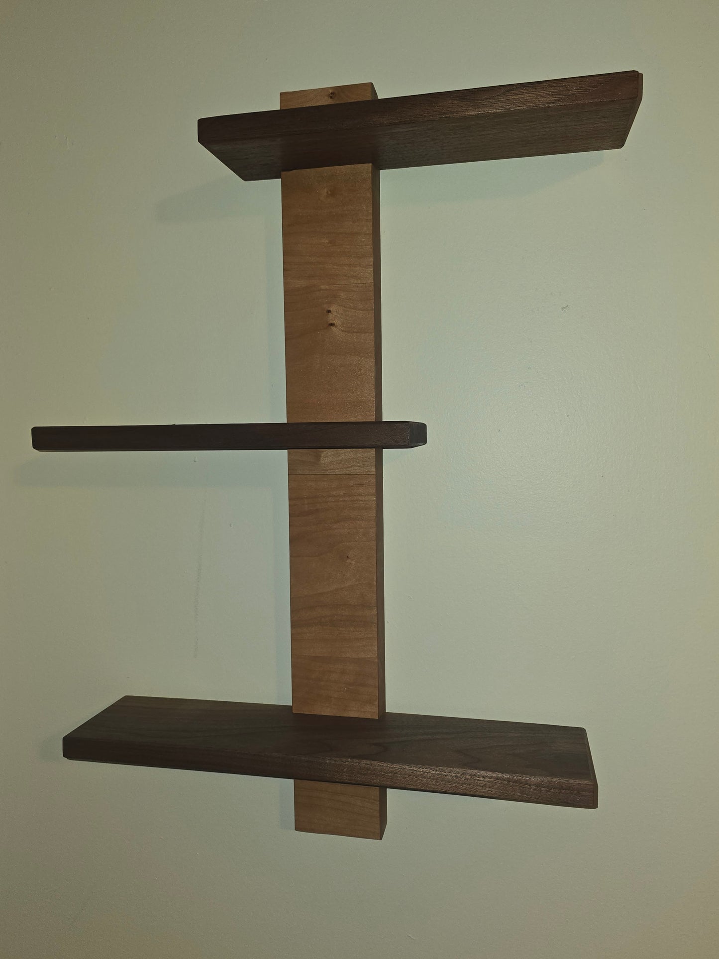 Custom Walnut and Cherry Shelf