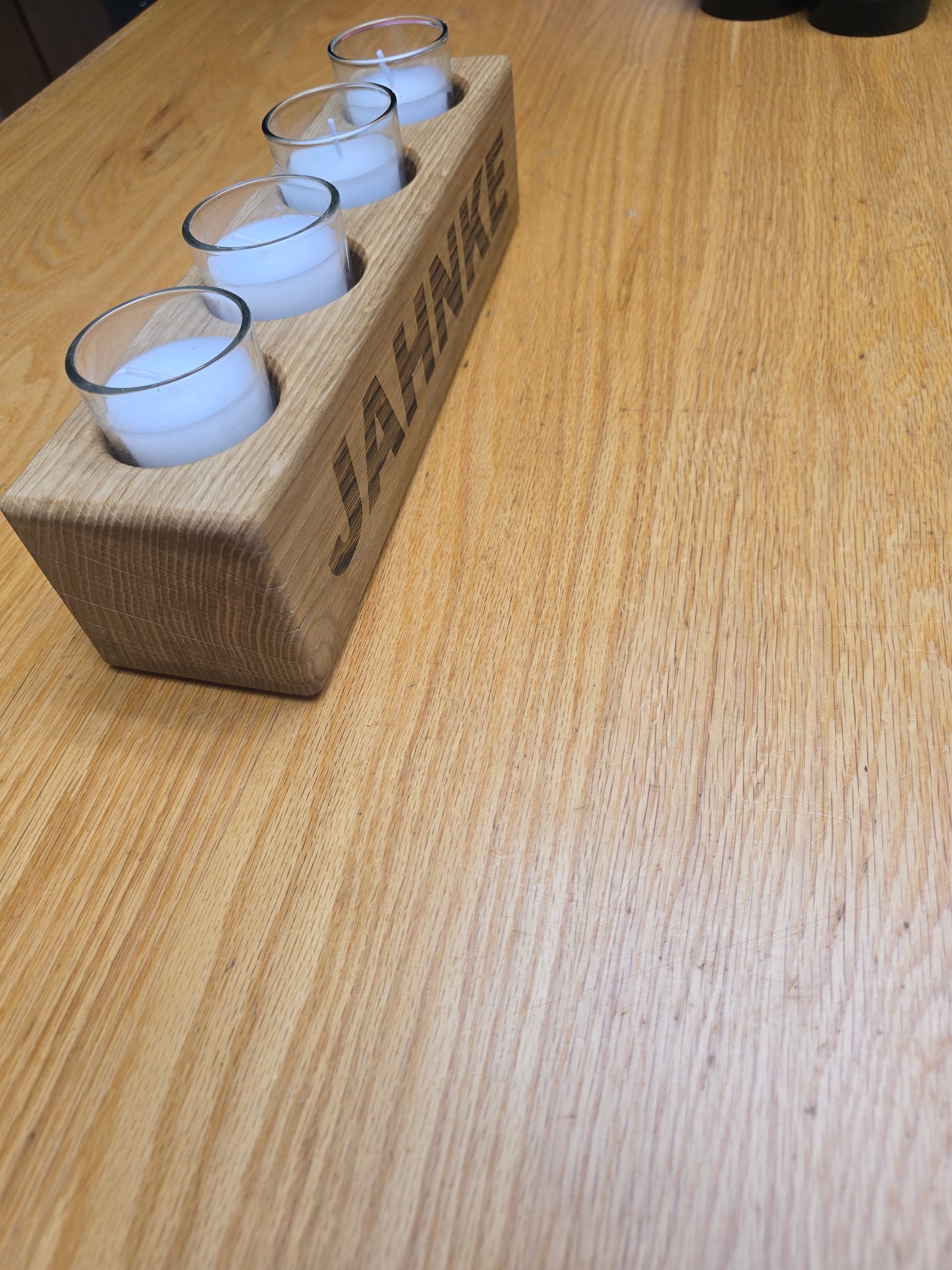 Oak Candle Holder