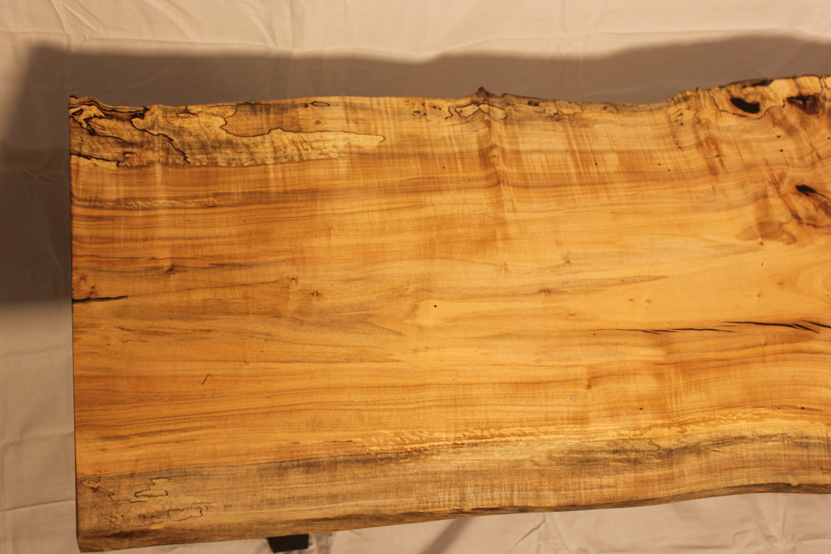 Spalted sycamore live edge coffee table