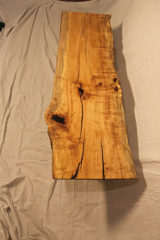 Spalted sycamore live edge coffee table
