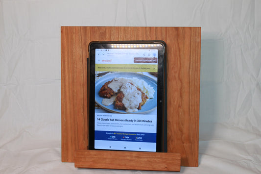 Handcrafted Cherry cookbook holder