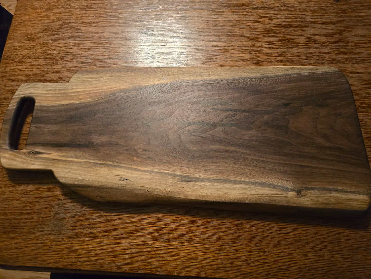 Oregon black walnut live edge charcuterie board
