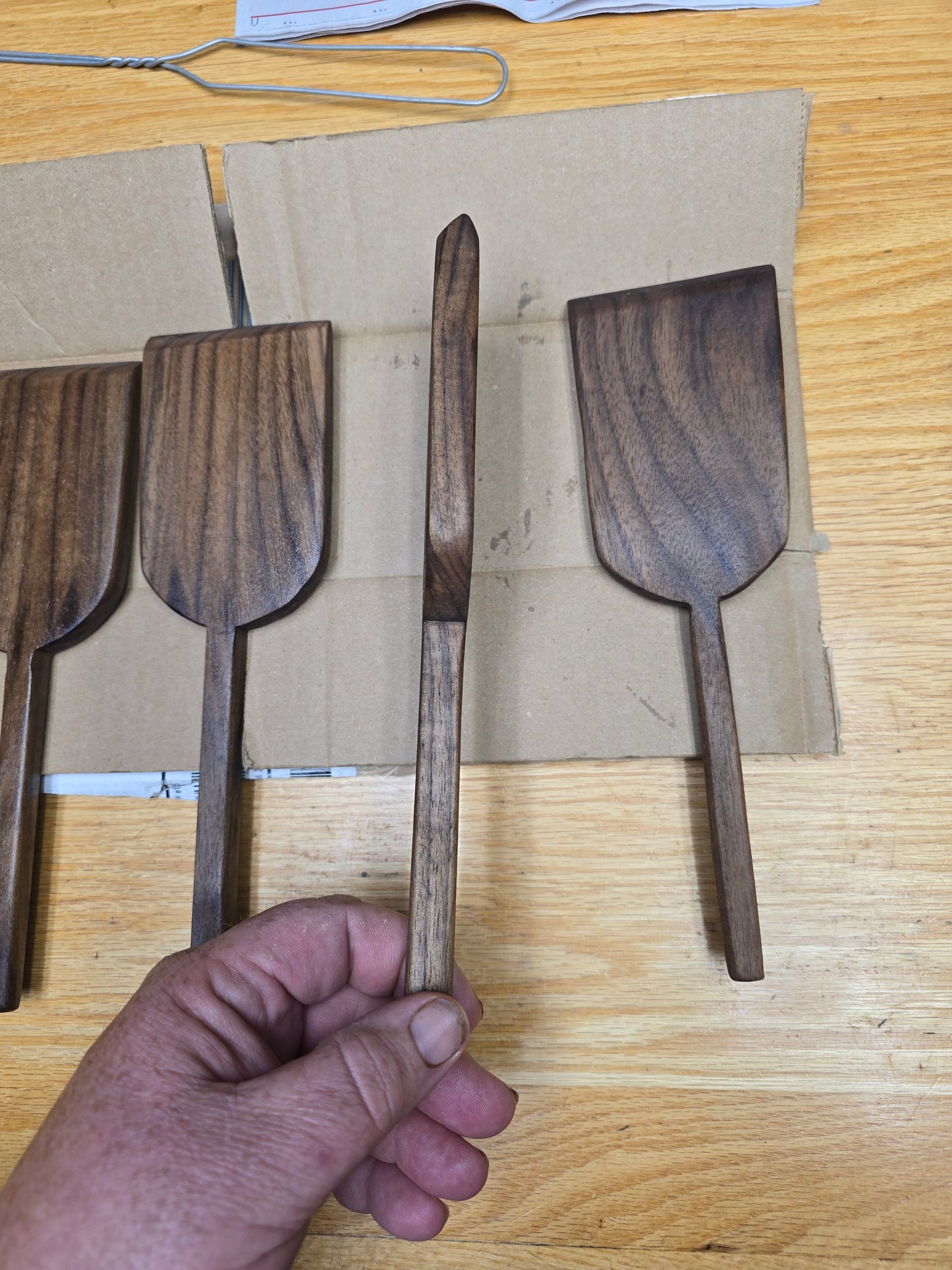 Handmade Walnut spatula/scraper
