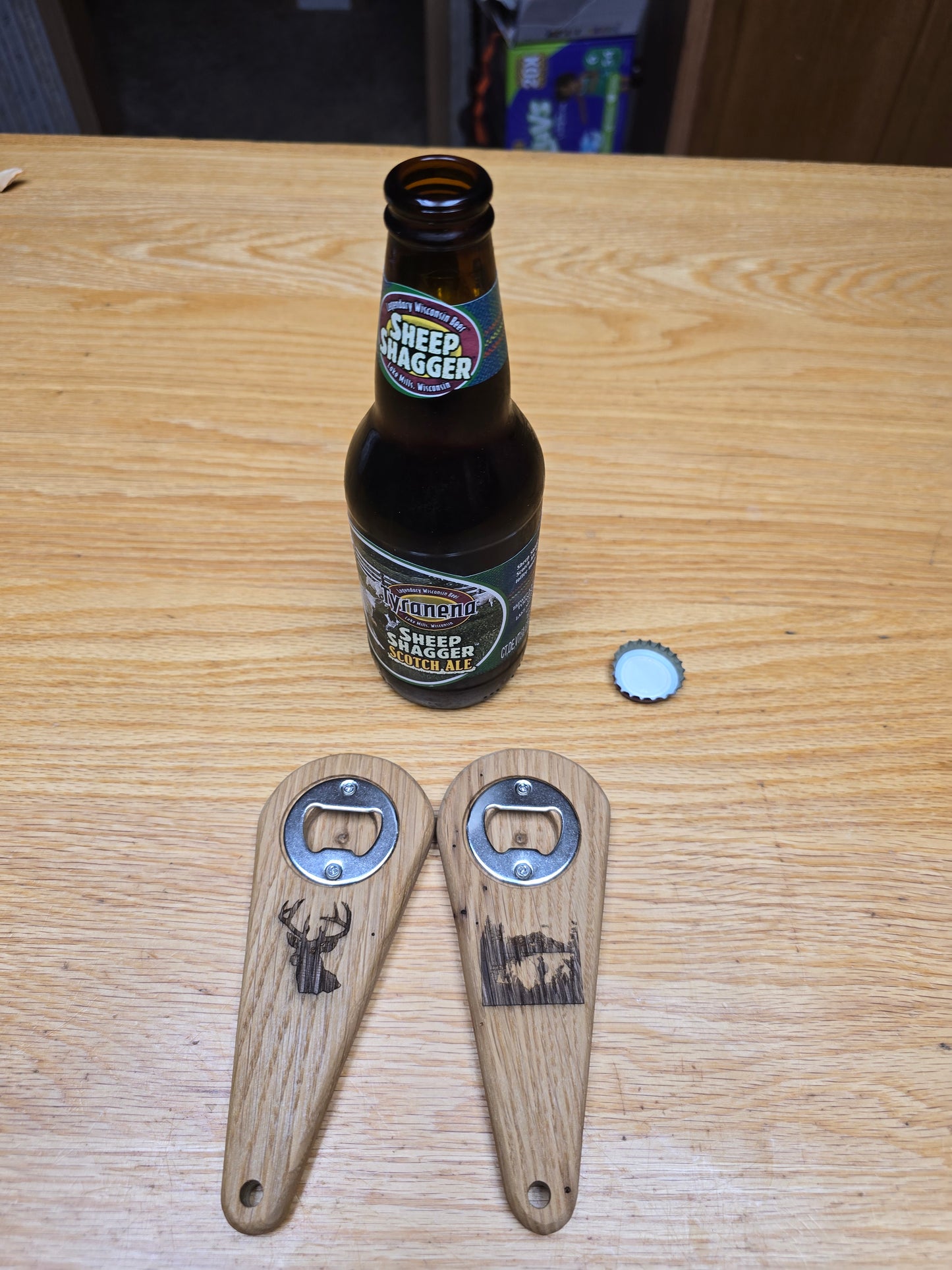 Custom engraved bottle opener