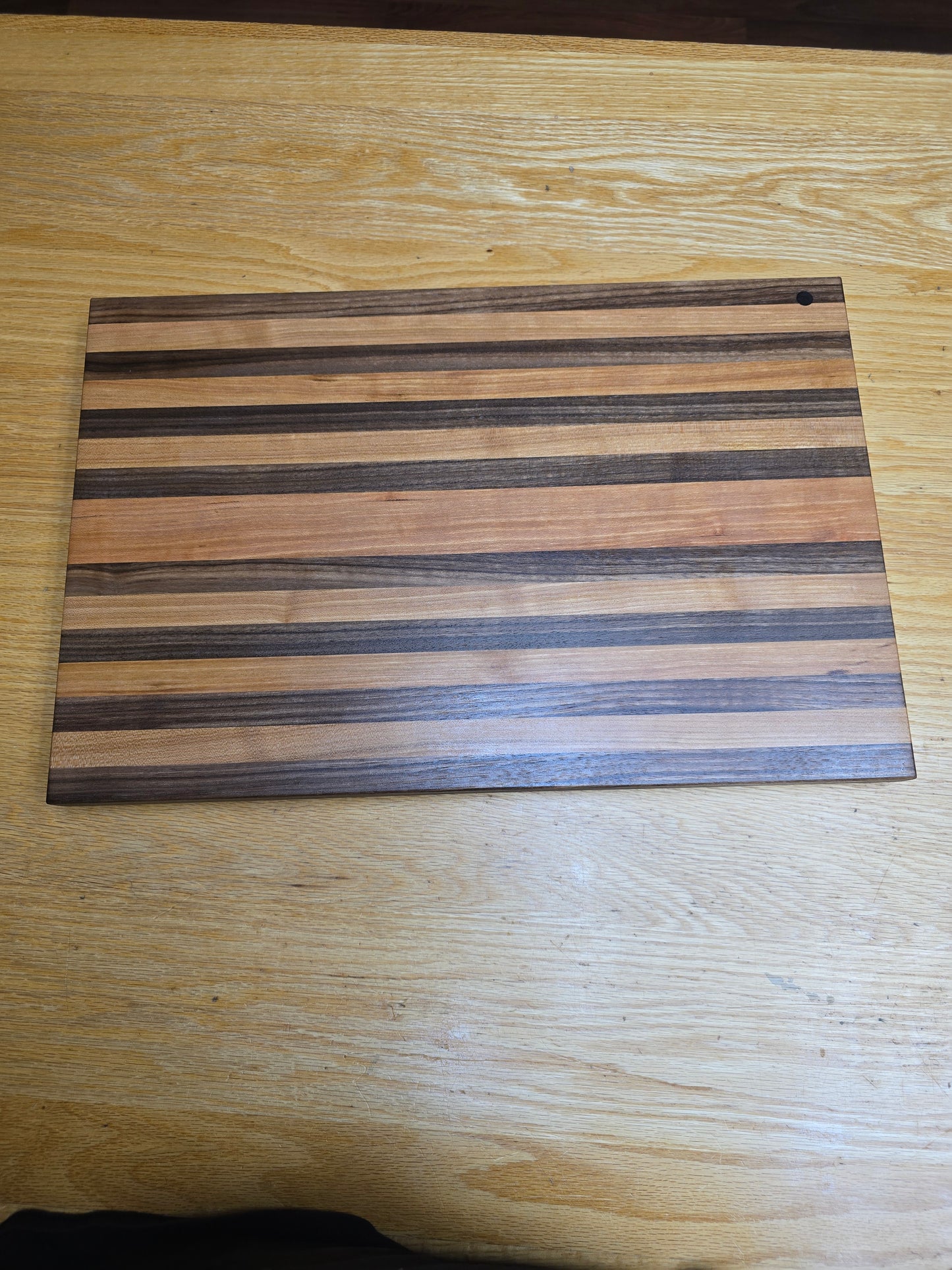 Walnut and cherry cutting board