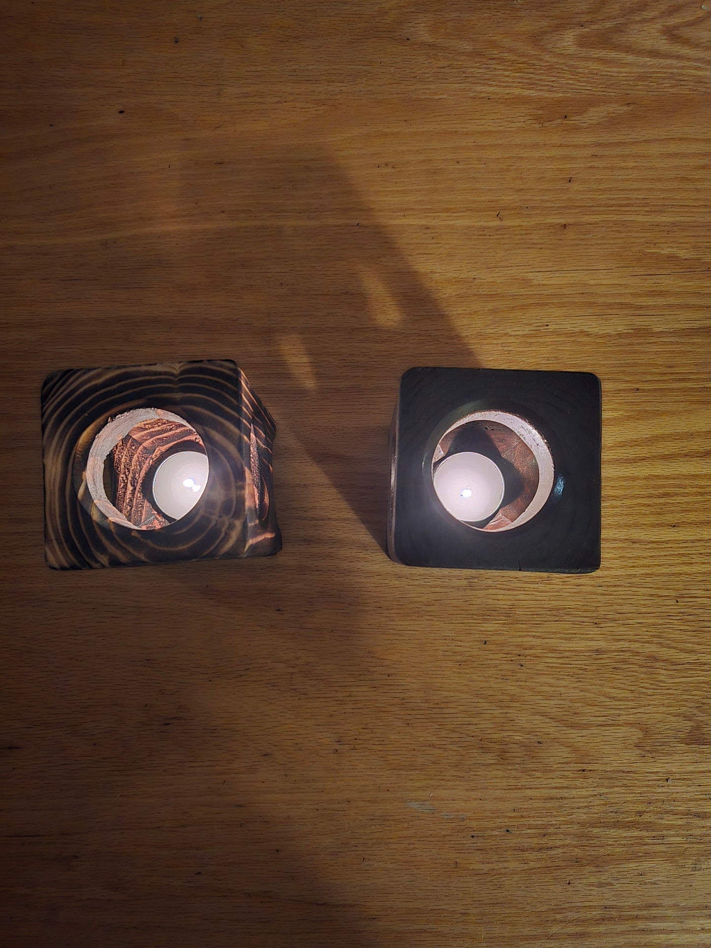 Tea light candle holders