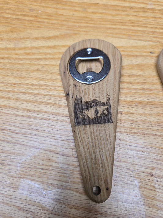 Custom engraved bottle opener
