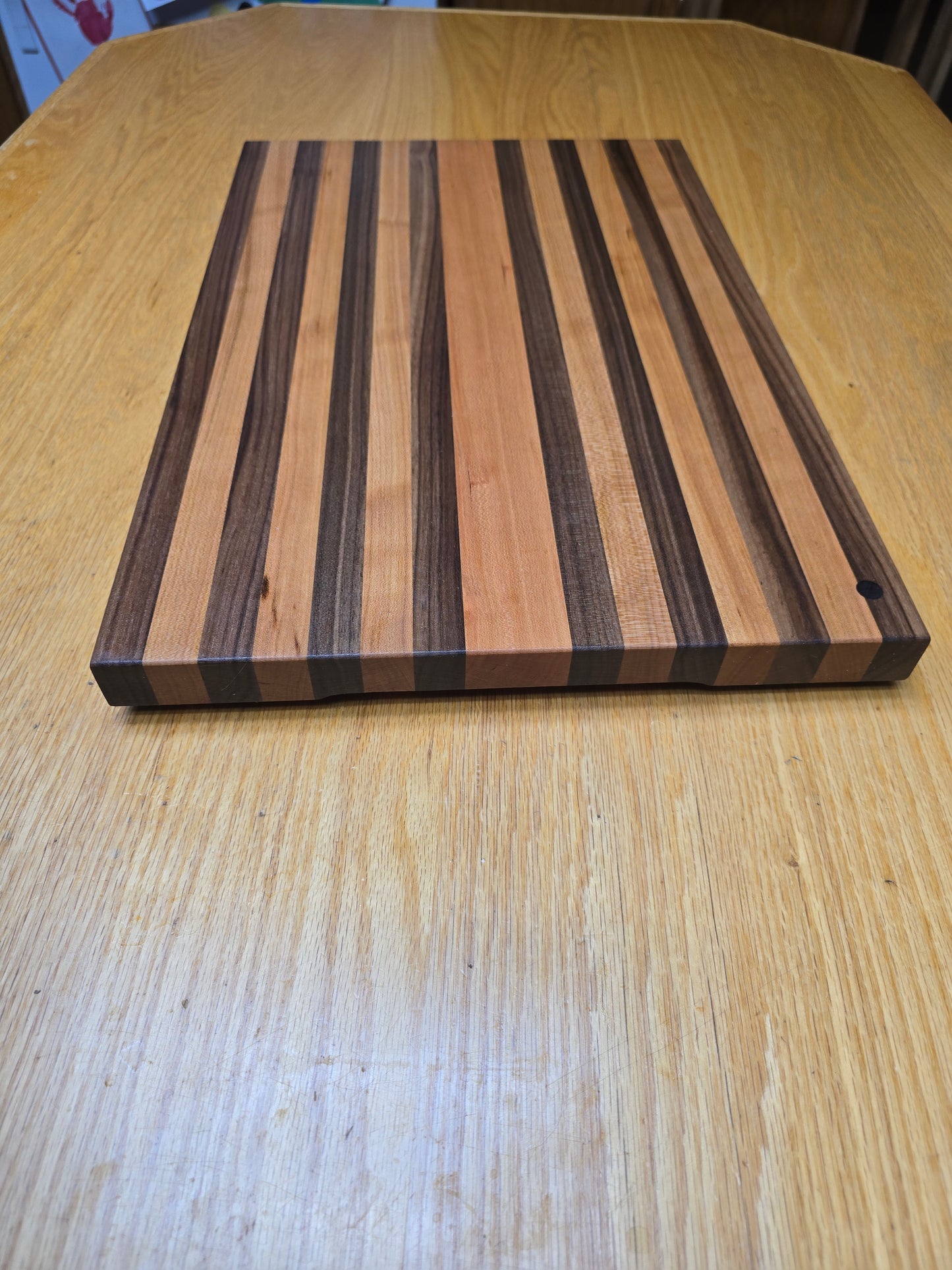 Walnut and cherry cutting board