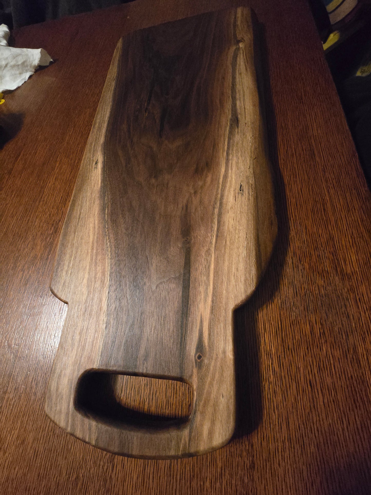 Oregon black walnut live edge charcuterie board