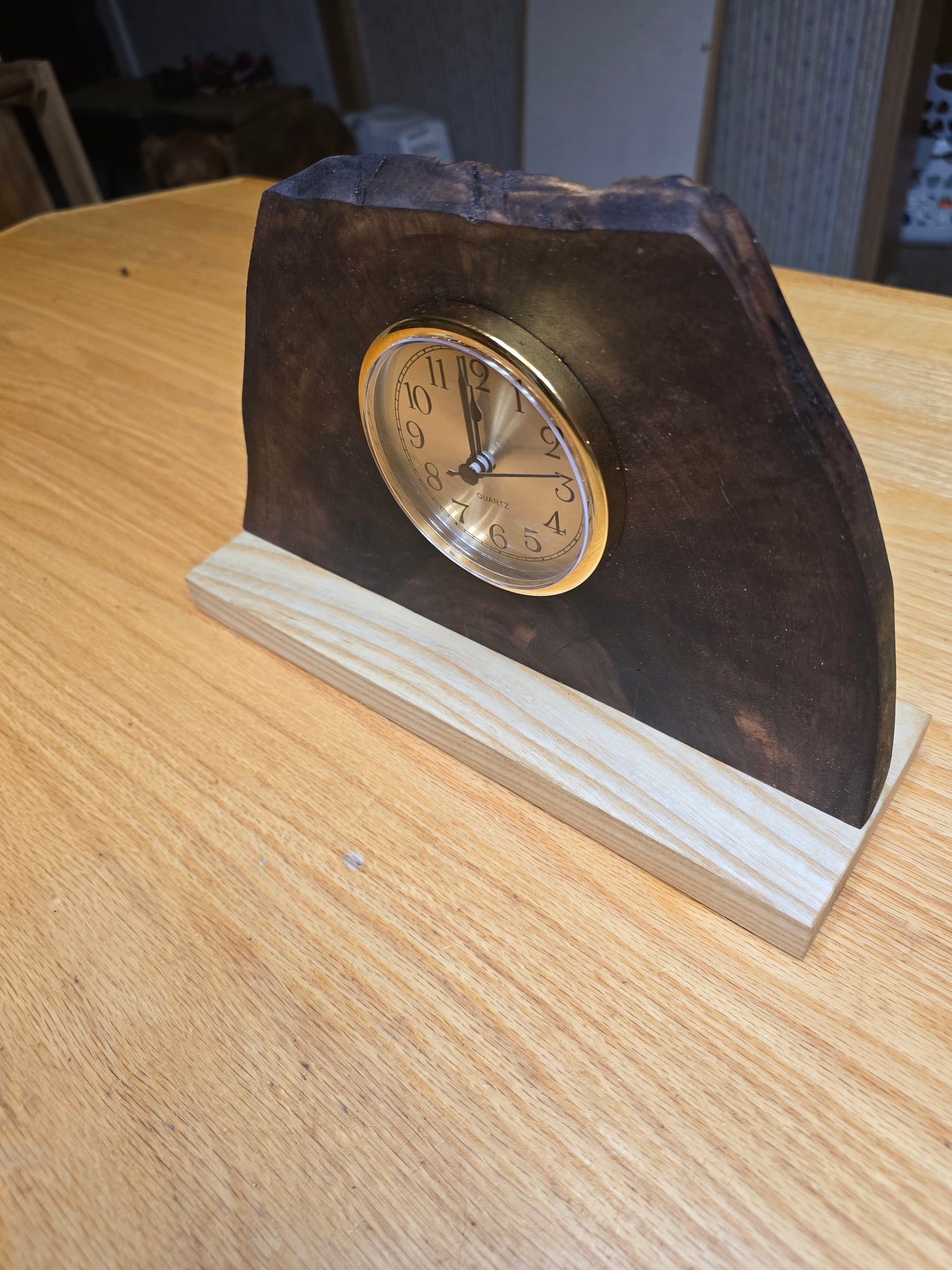Beautiful Black walnut/Hickory Clock