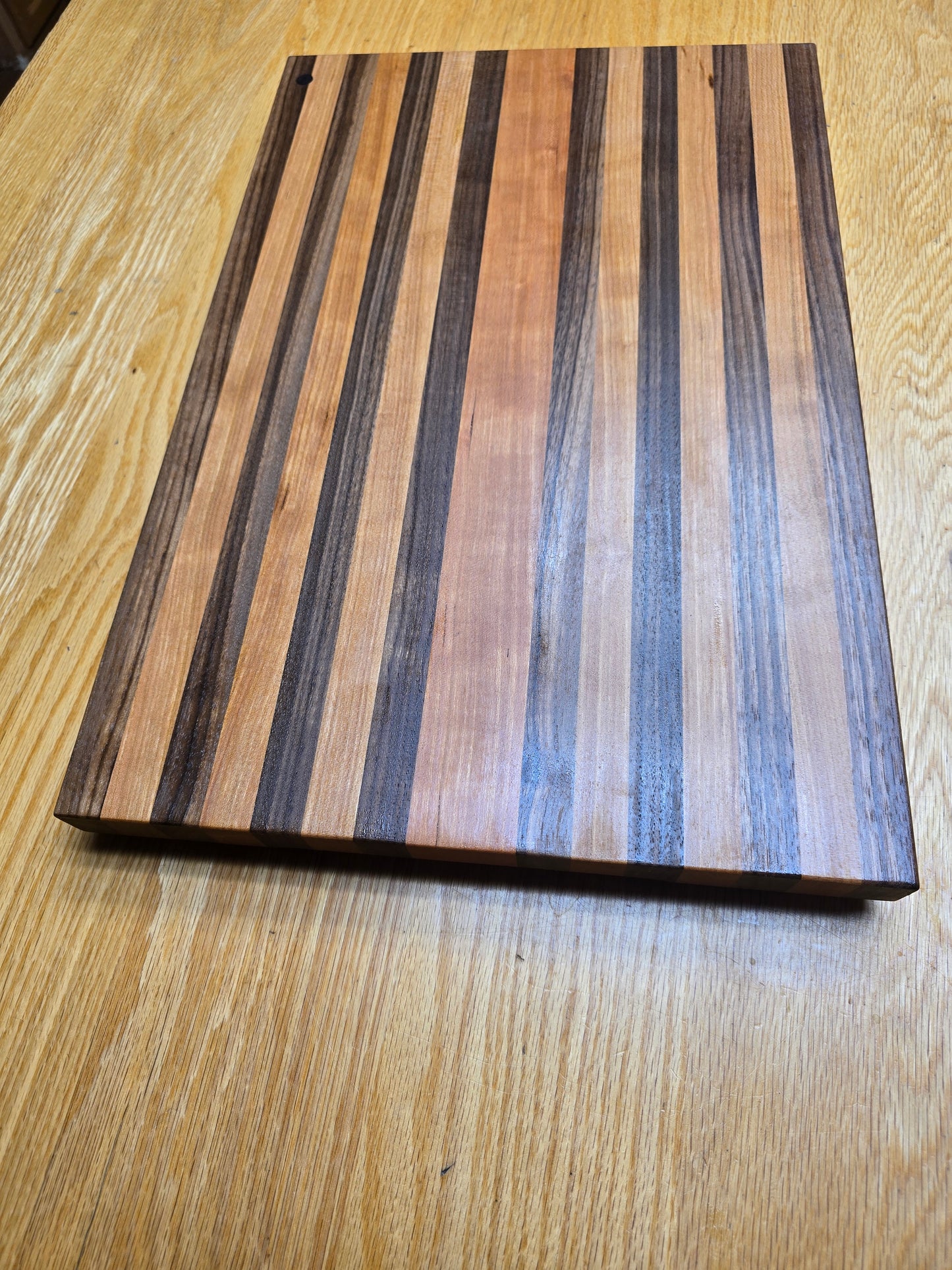Walnut and cherry cutting board