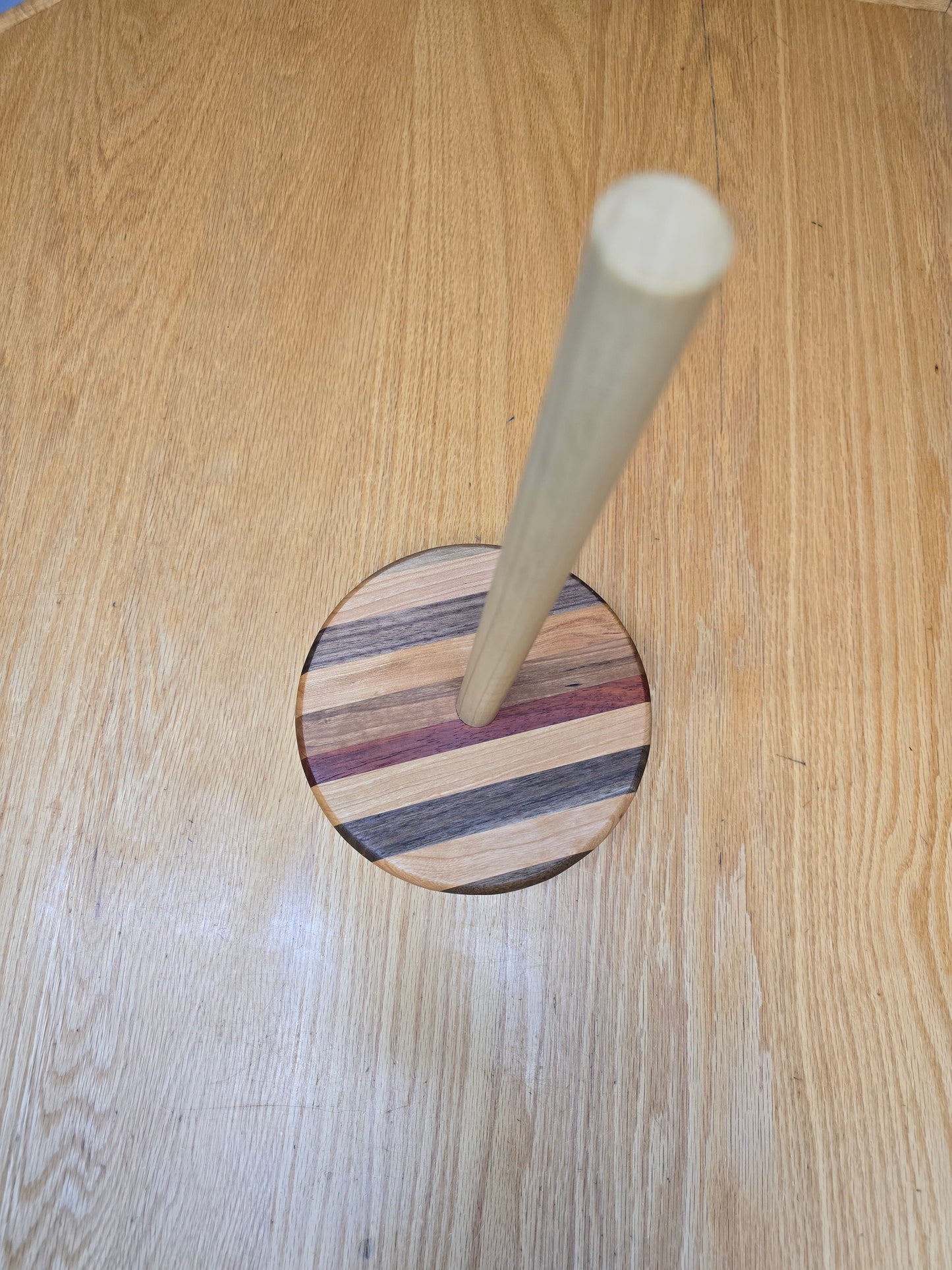 Handmade paper towel holder