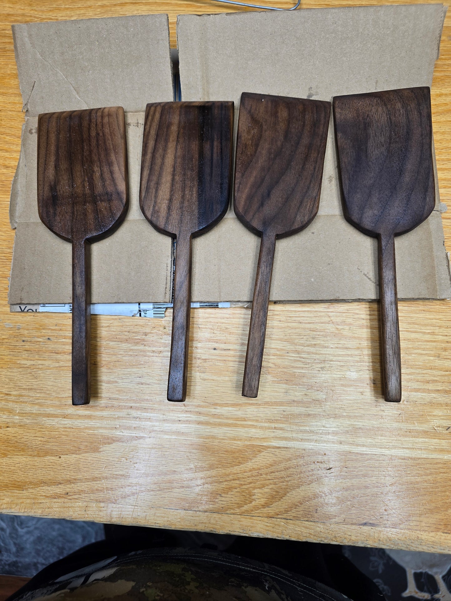 Handmade Walnut spatula/scraper